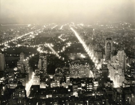 Wendell MacRae Central Park at Night from the RCA Building, 1930