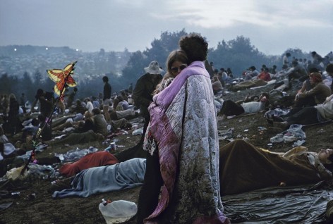 Burk Uzzle Ercolines, Woodstock, 1969