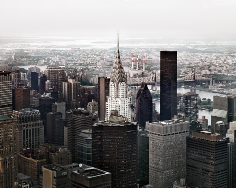 Luca Campigotto View of the Chrysler Building from Empire State Building, 2009