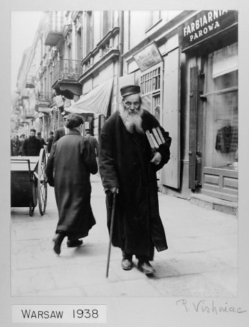 ROMAN VISHNIAC (Russian/American: 1897 - 1990), A Rabbi, Warsaw (Negative: 1938; Print: early 1940s)