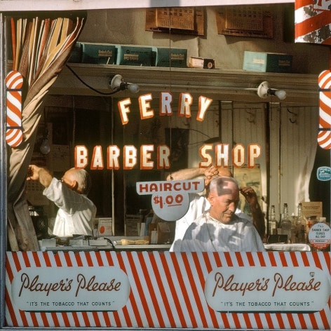 Fred Herzog Ferry Barber Shop