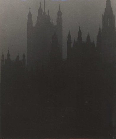 BILL BRANDT (British: 1904 - 1983), Blackout in London: Houses of Parliament (1939) Vintage gelatin silver print