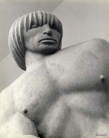 Alfred Eisenstaedt Carl Milles statue Stockholm, Sweden, 1932