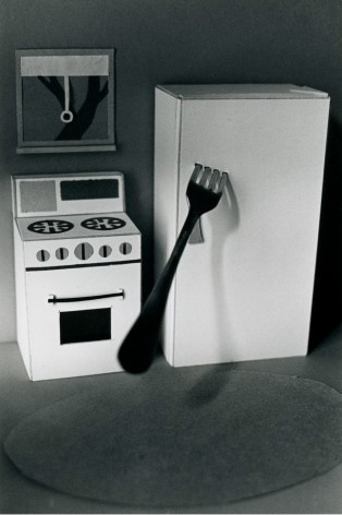 James Casebere, Fork in the Refrigerator, 1975