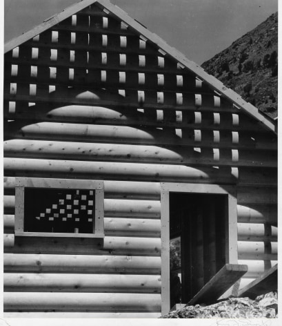 HENRY SWIFT (American: 1891 &ndash; 1962), Cabin, Tioga Pass, California (c.1935) Vintage gelatin silver print 8-15/16 x 7-7/16 inches (print size) 9-3/8 x 7-7/8 inches (mount size)