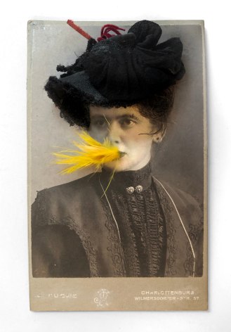Gary Brotmeyer Woman in a Black Hat Eating a Canary 1, 1998