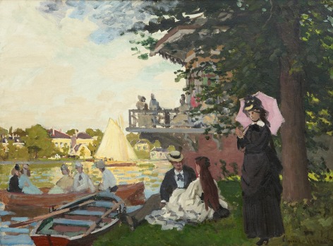 Claude Monet, L'Embarcad&egrave;re, 1871