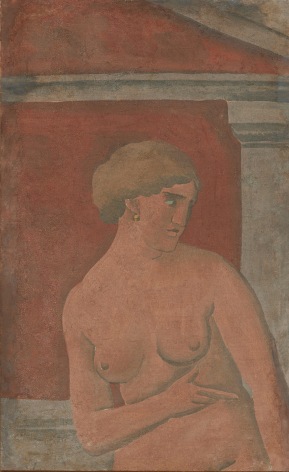 Joaqu&iacute;n Torres-Garc&iacute;a, Desnudo de mujer con front&oacute;n [Nude Woman with Pediment], 1926