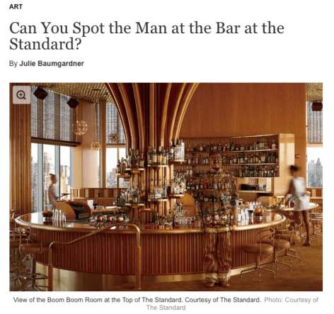 Vulture | Can You Spot the Man at the Bar at the Standard?
