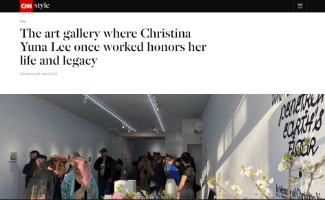 CNN Style | The art gallery where Christina Yuna Lee once worked honors her life and legacy