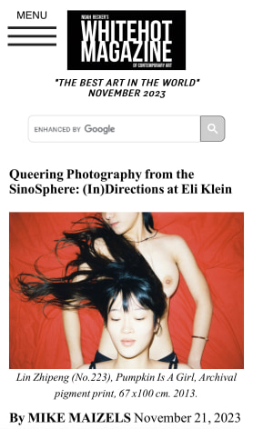 Whitehot Magazine | Queering Photography from the SinoSphere: (In)Directions at Eli Klein