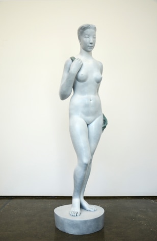 Geng_Xue_Big_Woman_Statue_White_Bronze_with_patina_117x23x30cm_2015