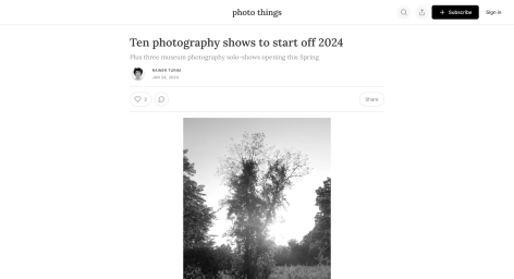 Photo Things | Ten Photography Shows to Start Off 2024
