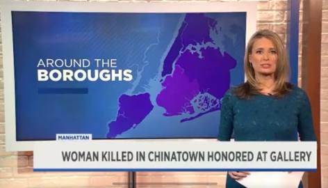 Spectrum News NY1 | Woman Killed in Chinatown Honored at Gallery