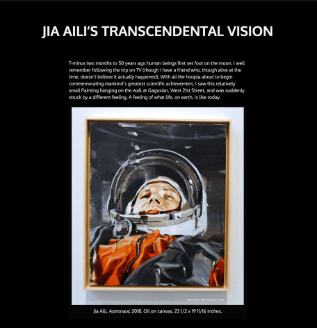 The Nighthawk | Jia Aili's Transcendental Vision