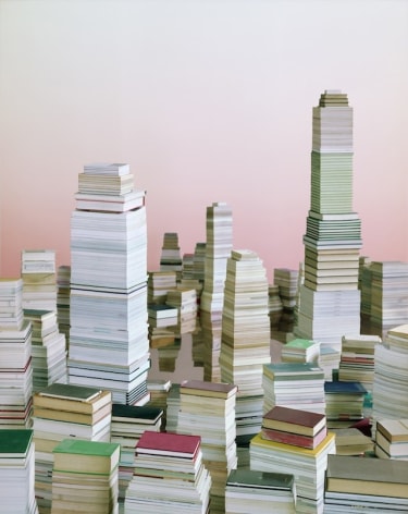 Creator's Project I Mountains and Skyscrapers Made from Maps and Books
