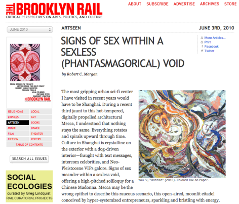 Brooklyn Rail I Signs of Sex Within a Sexless (Phantasmagorical) Void