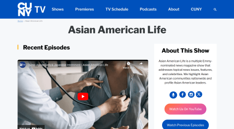 CUNY TV | Asian American Life