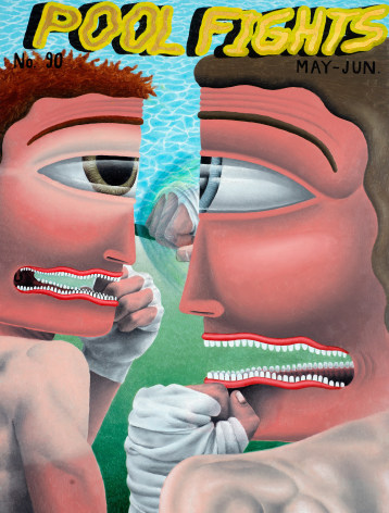 Pool Fights No. 90 Poster by Samual Weinberg