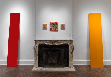 Installation view of John McCracken: Sculpture, Paintings and Works on Paper
