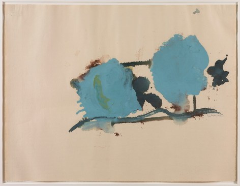 Helen Frankenthaler,&nbsp;Blue on One Side, 1962.
