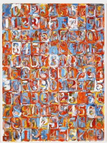 Jasper Johns&nbsp;Small Numbers in Color, 1959