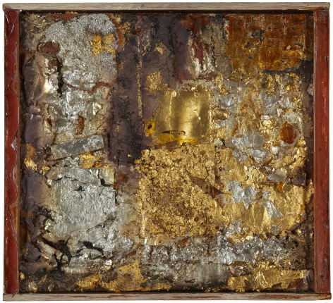 Robert Rauschenberg,&nbsp;Untitled (Gold Painting), c. 1953.