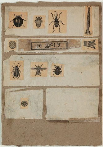 Robert Rauschenberg,&nbsp;Untitled [insects], c. 1952.