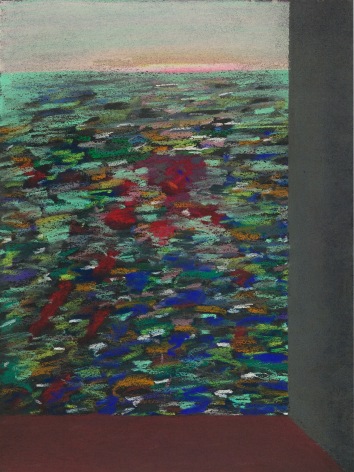 Lucas Samaras, Untitled, August 10, 1974. Pastel on paper, 13 x 10 inches.