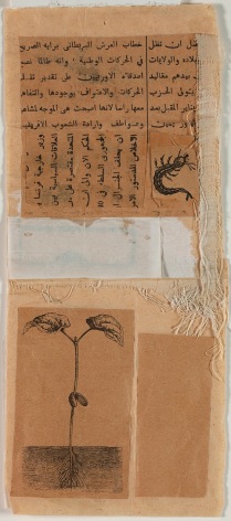 Robert Rauschenberg,&nbsp;Untitled [scorpion and plant], c. 1952.