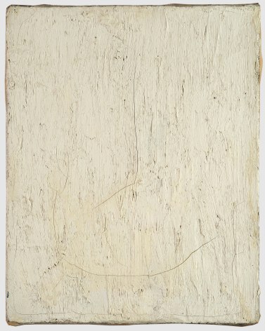 Robert Rauschenberg,&nbsp;Untitled [small white lead painting], c. 1953.&nbsp;