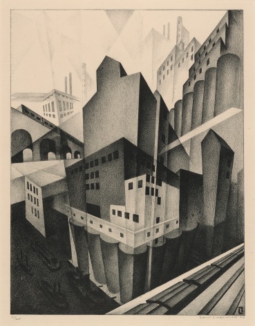 Louis Lozowick,&nbsp;Minneapolis, 1925.