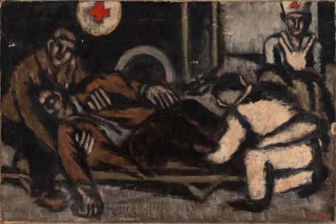 Ben-Zion, Untitled (Red Cross), c. 1935