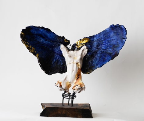 DAHL-Carl_Large blue winged angel with 24 C gold_s