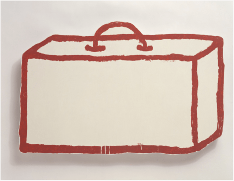 BAECHLER-Donald_Suitcase_4-color silkscreen on honeycomb aluminum_30x46x1_ed19