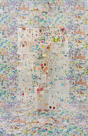 Lost in my Life (fruit stickers), 2010, archival pigment print,&nbsp;34 x 24 inches,&nbsp;60 x 40 inches, or 90 x 60 inches.