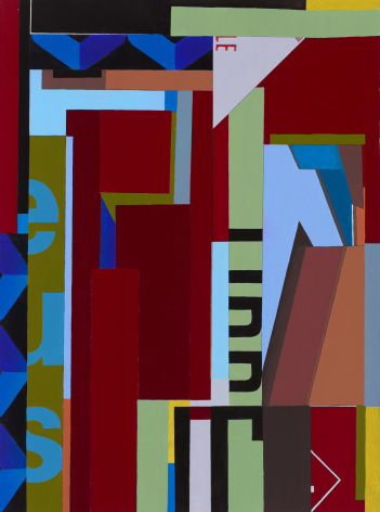 Endless Fall 2,&nbsp;2021. Acrylic on paper. 30 x 22 inches.&nbsp;