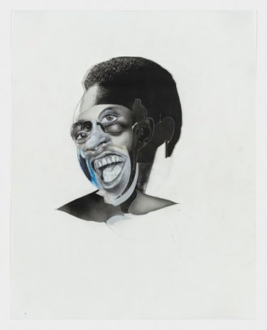 Wardell Milan,&nbsp;Michael B, 2019.&nbsp;Cut-and-pasted printed paper, charcoal, graphite, and colored pencil on Yupo paper, 14 x 11 1/8 inches.&nbsp;&copy; Wardell Milan, Courtesy David Nolan Gallery, New York.