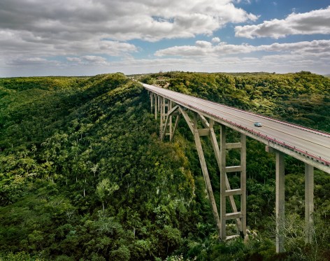 Puente de Bacunayagua, Via Blanca, Cuba, 2012. Archival pigment print. Available at 30 x 40 inches, edition of 10, or 40 x 50 inches, edition of 5, or 50 x 60 inches, edition of 3, or 70 x 90 inches, edition of 3.