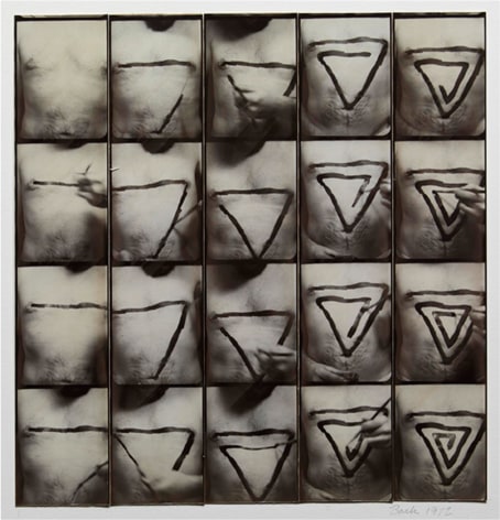 Untitled, PB #1121, 1972. Vintage gelatin silver photobooth prints,&nbsp;8 x 7 13/16 inches.&nbsp;