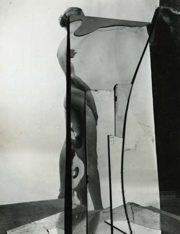 Erwin Blumenfeld,&nbsp;Broken Mirror Nude, New York,&nbsp;1946. Gelatin silver print, 13 3/8 x 10 3/8 inches.