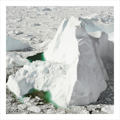 Ice fjord leading to Jakobshavn Glacier 5, from the series Greenland, 2008,&nbsp;30 x 30 or 40 x 40 inch archival ink jet print