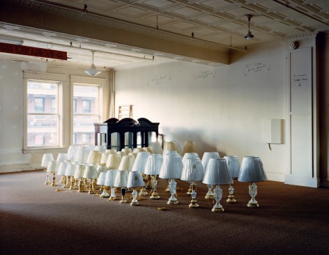 Warehouse (Lamps in storeroom), from the series Family Business, 2000.&nbsp;Chromogenic print, 30&nbsp;x 40&nbsp;inches.
