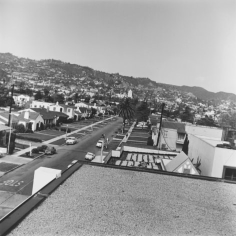 Untitled (Residential), from&nbsp;Rooftop&nbsp;series, 25.5 x 25.5 inch silver gelatin print