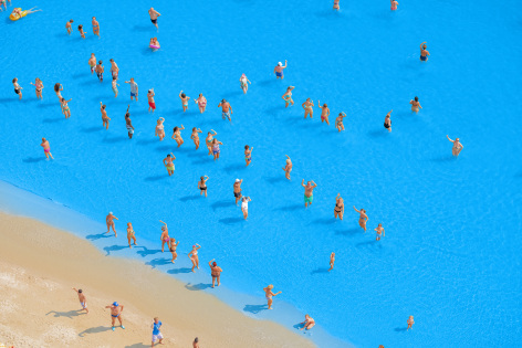 Adriatic Sea (Staged) Dancing People #17, 2015. Archival pigment print,&nbsp;65 x 96 inch or 45 x 65&nbsp;inches.