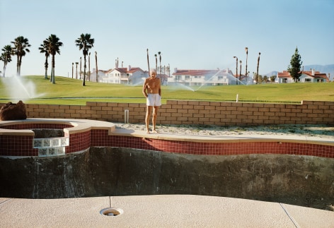 Larry Sultan,&nbsp;Empty Pool&nbsp;from the series&nbsp;Pictutres from Home, 1991. Archival pigment print, 30 x 40 inches.