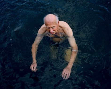 Mitch Epstein,&nbsp;Dad, Hampton Ponds III, 2002, from the series&nbsp;Family Business. Chromogenic print, 30 x 40 inches.