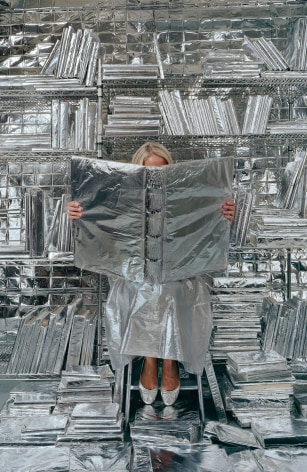 Lost in my Life (wrapped books), 2010, archival pigment print,&nbsp;34 x 24 inches,&nbsp;60 x 40 inches, or 90 x 60 inches.