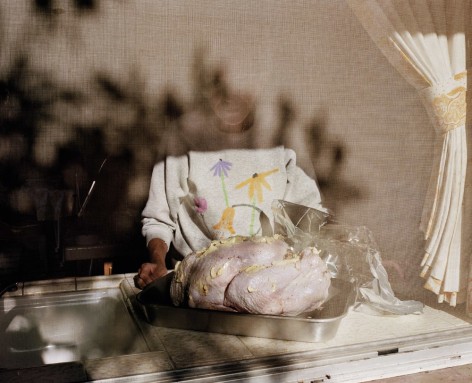 Thanksgiving, from the series Pictures form Home, 1985, 20 x 24 inch archival pigment print&nbsp; please inquire for additional sizes