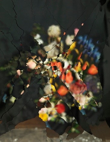 On Reflection, Material E02, After J Brueghel the Elder,&nbsp;2014. Archival pigment print, 67 x 51 1/8 inches.